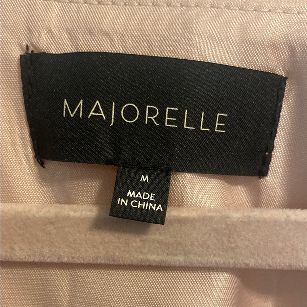 MAJORELLE Blush Layered Chiffon Tiered Dress, M - Picture 2 of 6